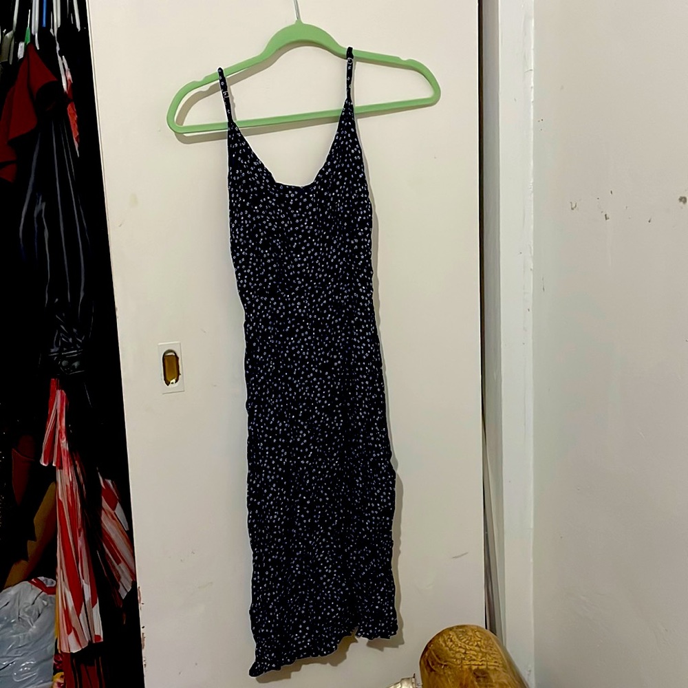 Dark blue sun dress
